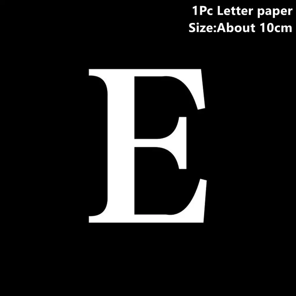 Paper Letter E Taoup детская прозрачная коробка для хранения воздушных шаров с днем рождения принадлежности для детского душа сувениры бумажная картонная коробка подарочная упаковка - Цвет: Paper Letter E