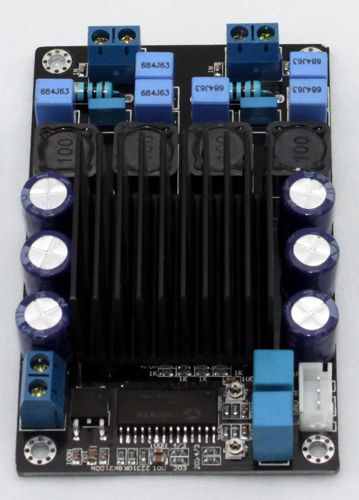 DC18V к DC24V 3A 2 0 канальный Класс D усилитель плата TP2050 оригинальный STA508 TC2000 (50 Вт + 50 Вт)