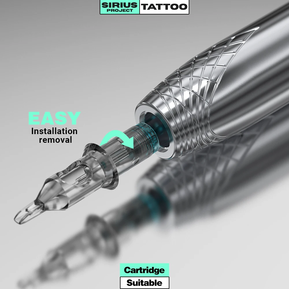 Fast Delivery Rotary Pen Tattoo Machine Pen Powerful Motor Aluminum Alloy Permanent Makeup Machine Tattoo Gun Pen RCA Interface
