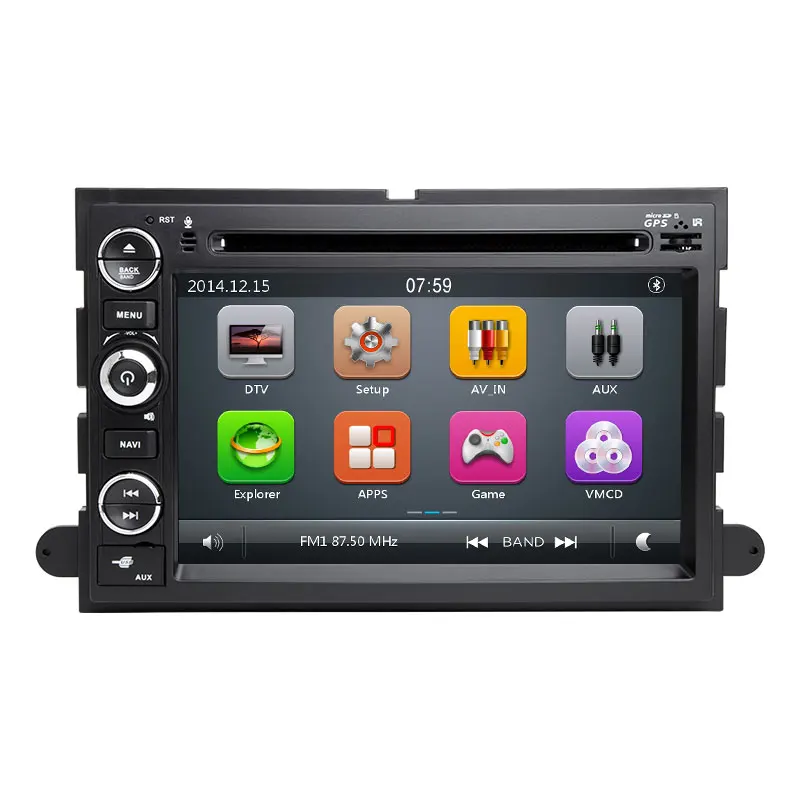 2 Din автомобильный DVD GPS навигатор для Ford F150 F250 F350 F450 Mustang Fusion Explorer Edge Escape Mercury 2005 2007