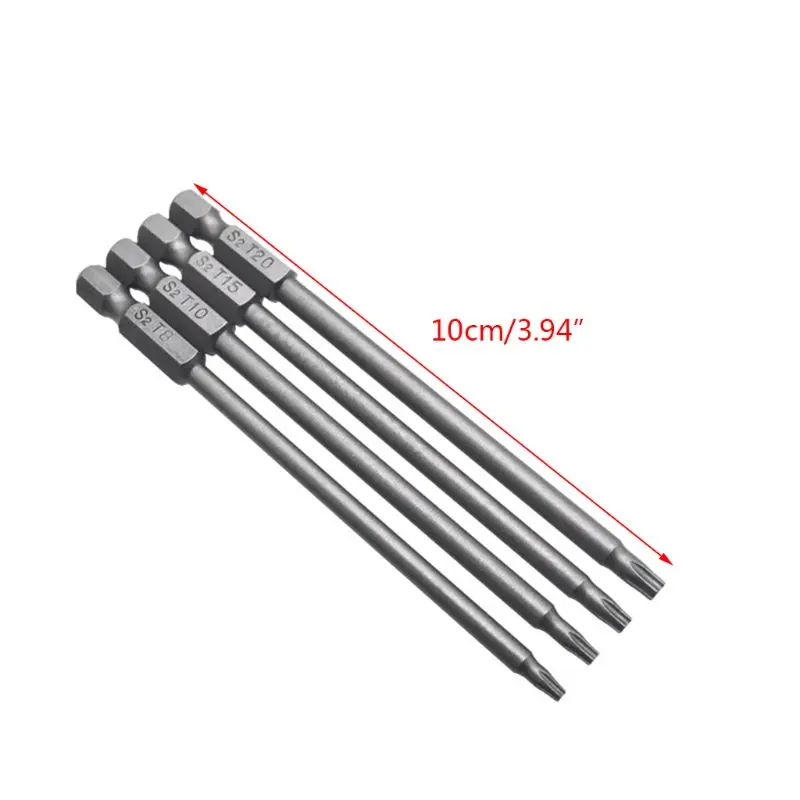 

16pcs/set Steel Hex Torx Screwdriver Drill Bits Security Magnetic Head 100mm