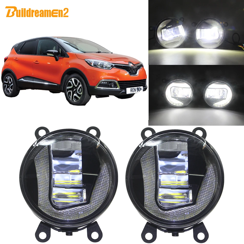 Buildreamen2 для Renault Captur 2013 2014 2015 2016 2017 передний бампер автомобиля светодиодный