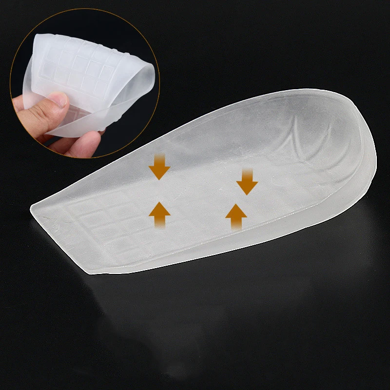 1 пара прозрачные мягкие подушечки для пятки силиконовый гель противоскользящие