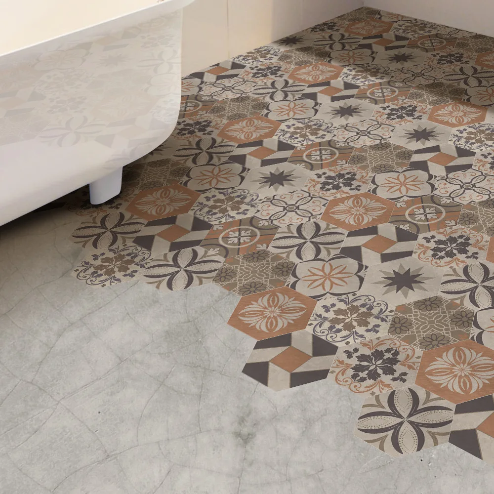 Funlife наклейки на пол для ванной комнаты гостиной унитаза украшение шестиугольник