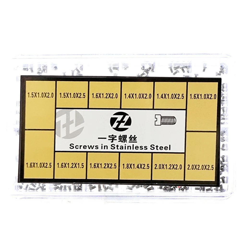 

Micro Screws Nuts Assortment Stainless Steel Watch Spectacles Screws Durable