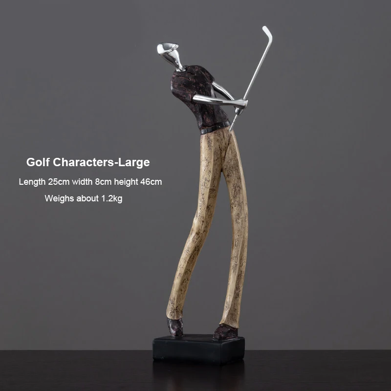 

Европейский стиль гостиная гольф скульптура персонажей ТВ винный шкаф украшения офисный книжный шкаф книжные полки с орнаментом идеи