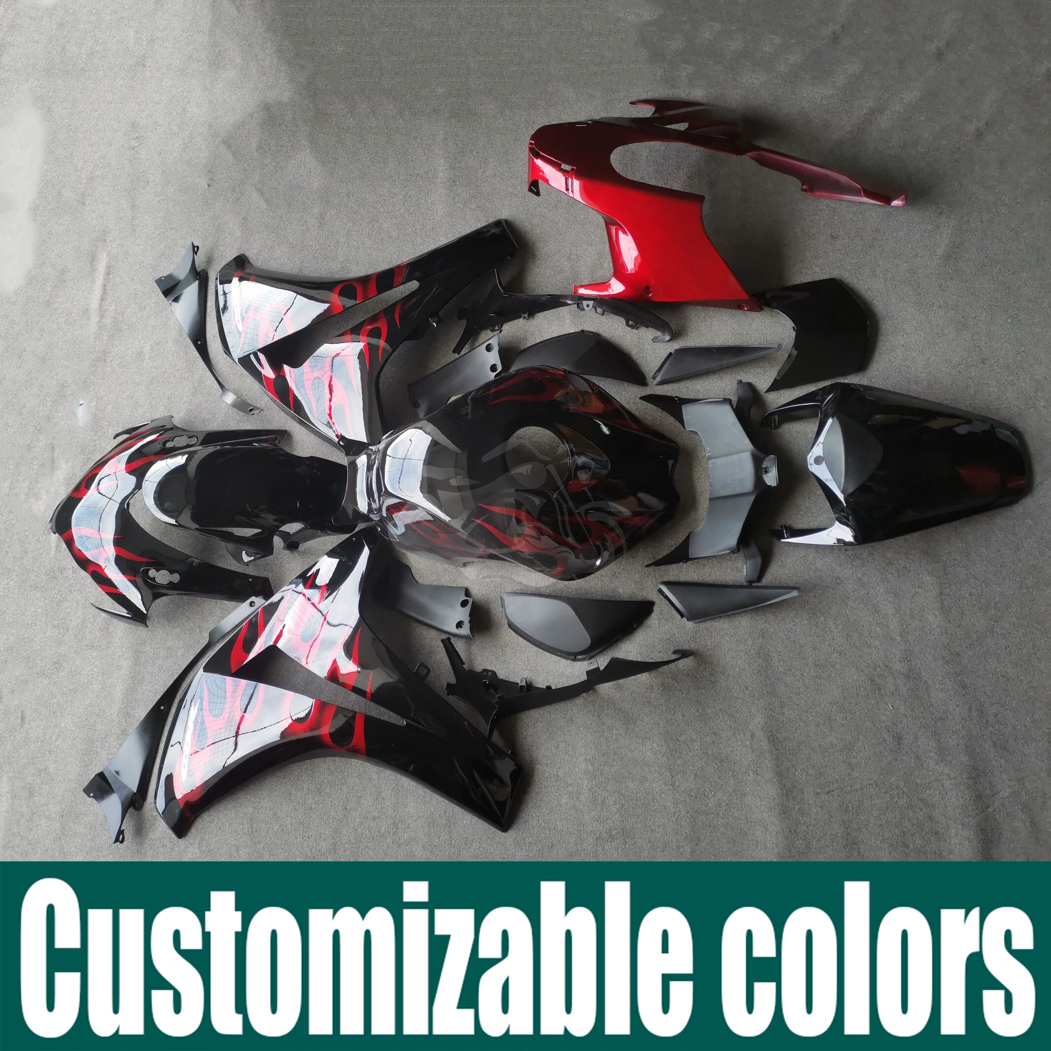 

Инъекция кузова Подходит для HONDA CBR-1000 CBR1000RR 2008 - 2011 CBR1000 RR CBR 1000 RR HRC 1000RR 2010 2009 обтекатель