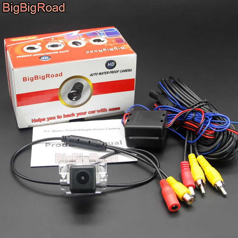 Камера заднего вида BigBigRoad водонепроницаемая парковочная камера для Mitsubishi Outlander