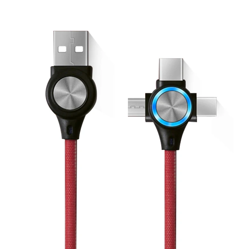 ! ACCEZZ USB кабель для передачи данных iPhone 12 11 Xs Max XR X 3 в 1 быстрой зарядки Кабели Xiaomi