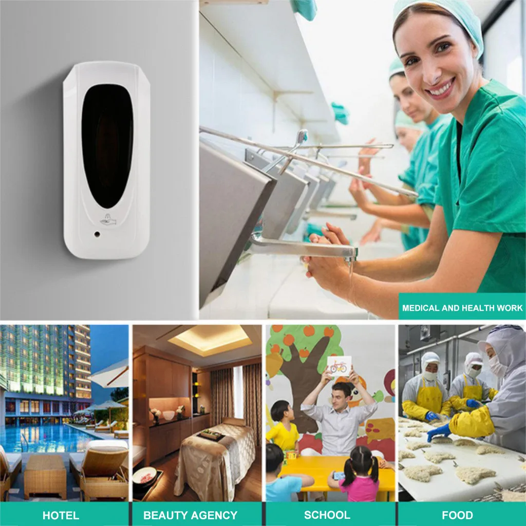 

1000ml Automatic Alcohol Sprayer Dispenser Handsfree Automatic Induction Disinfection Touchless Soap Liquid Dispenser Z0608