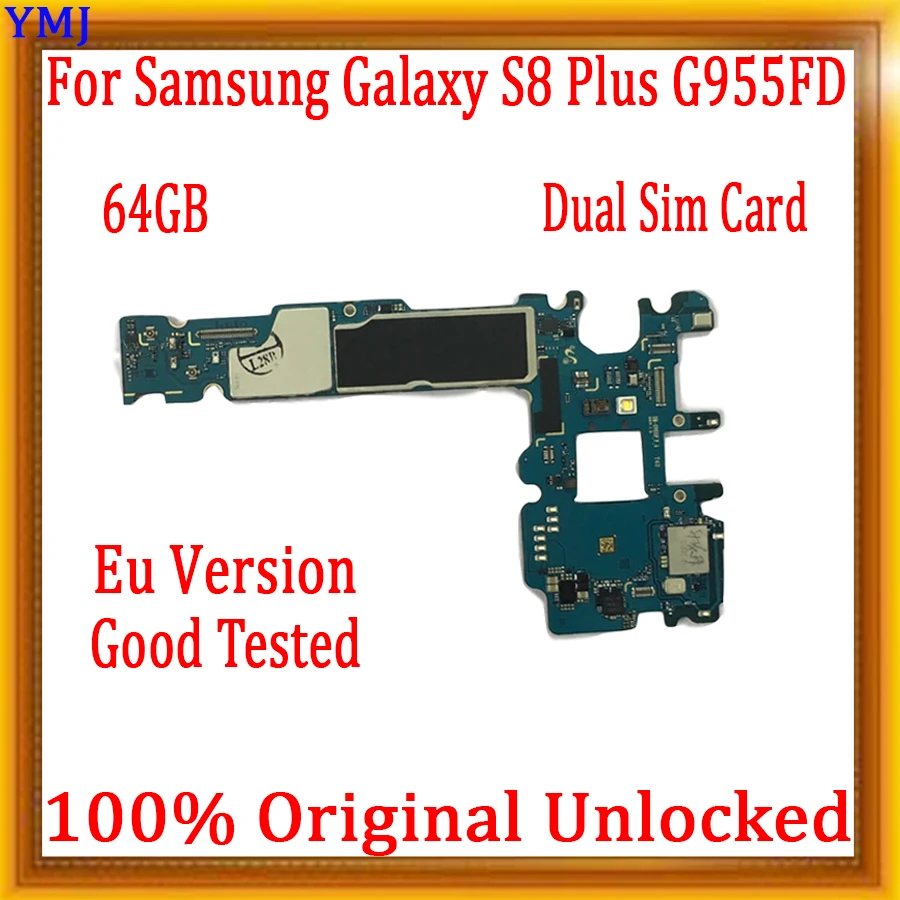 Материнская плата для Samsung Galaxy S8 Plus G955FD с двумя Sim-картами оригинальная