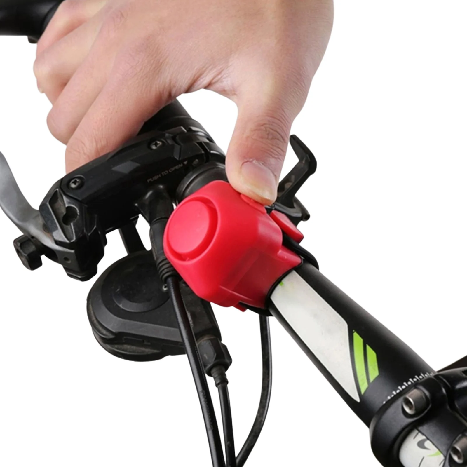 Шоссе электрический велосипедный звонок мини-колонки пластиковый рожок