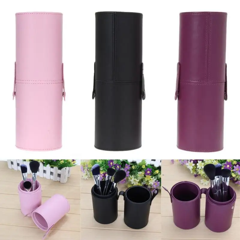 22 7x8 см коробка для хранения макияжа Дорожный Кожаный чехол губной помады Кисти