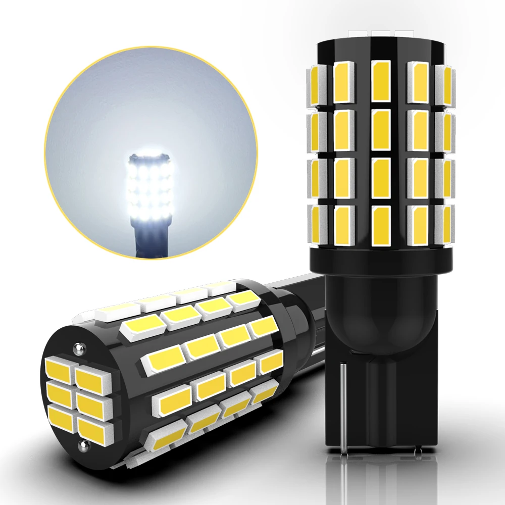 

2x светодиодный T10 W5W светодиодный Canbus лампочка 168 194 54 шт. 3014MD клиновидный указатель поворота номерной знак светильник для очистки света свет...