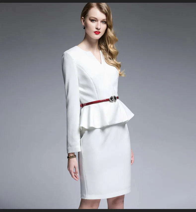 Женский костюм двойка из блейзера и юбки Осень зима 2020|Костюмы с юбкой| |