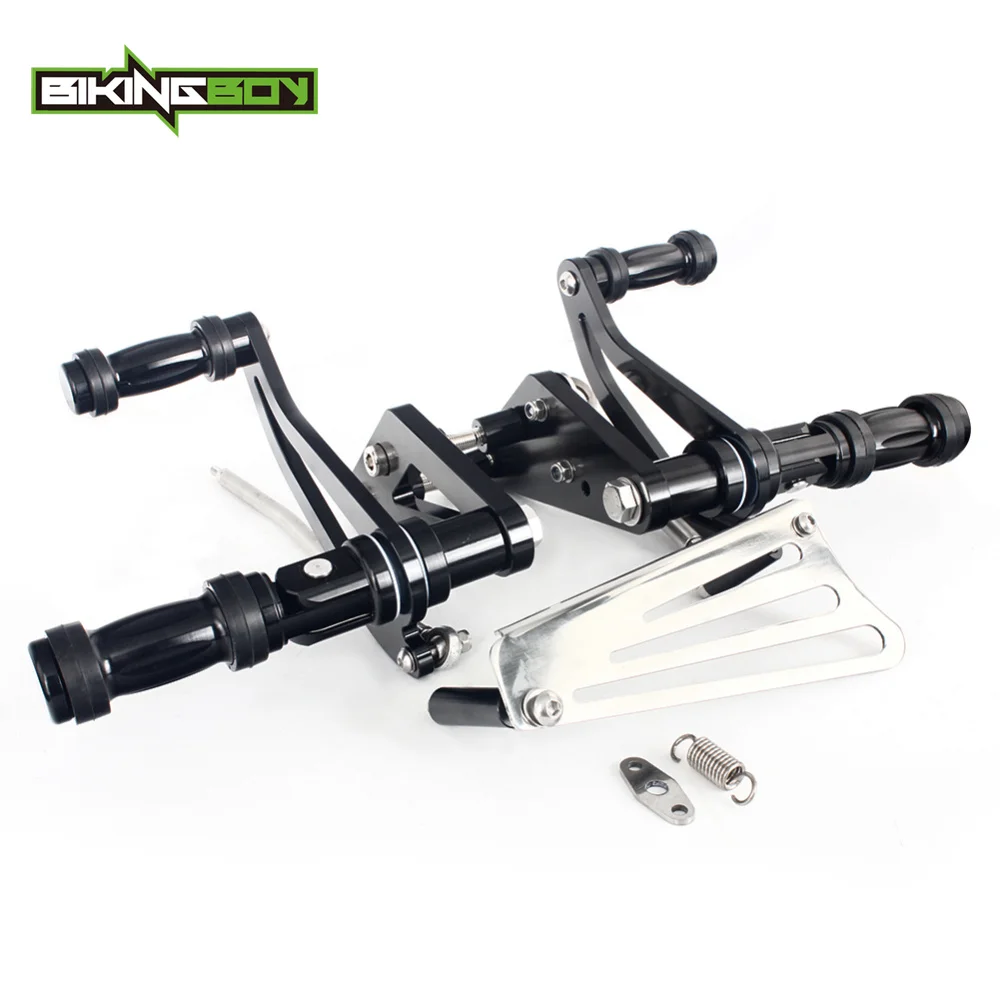 Передние контроллеры BIKINGBOY подножки для Yamaha XVS 1100 V-Star Custom Classic Silverado 99 00 01 02 03 04 05 06 07