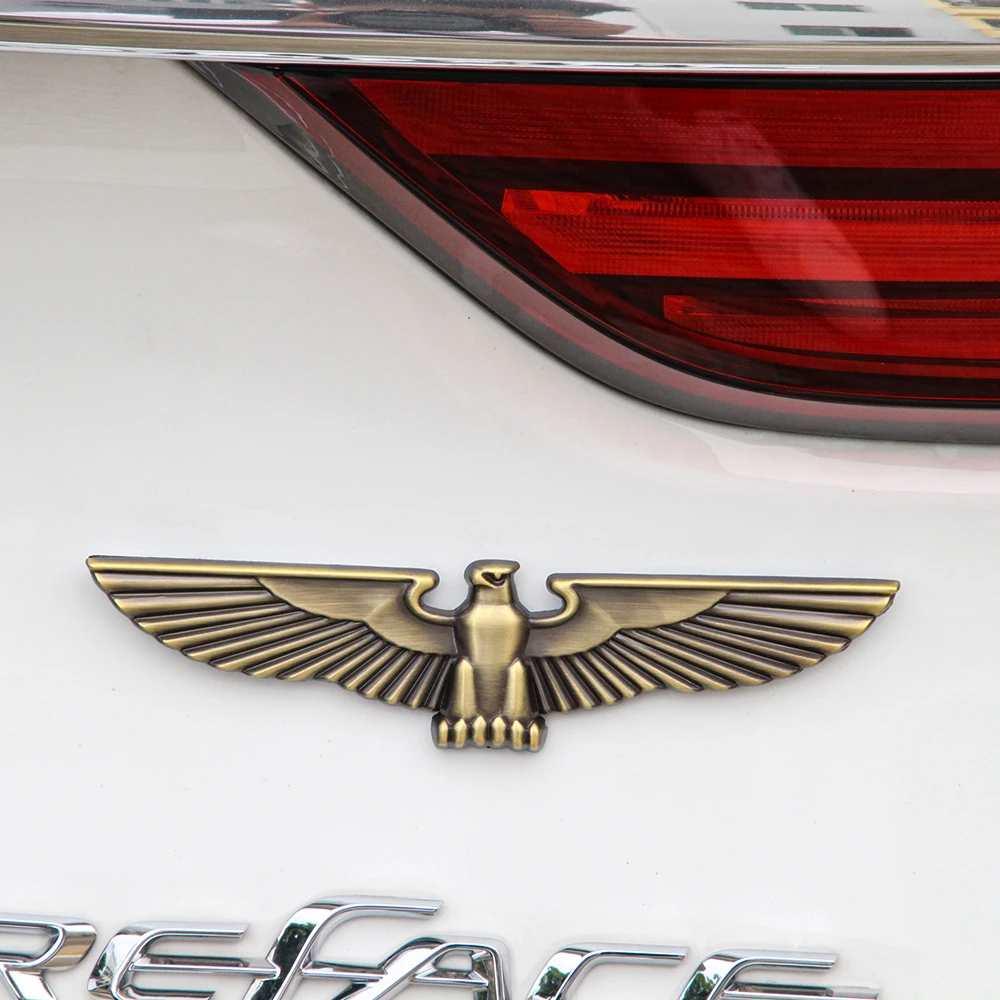 Металлический 3d-значок с крыльями орла автомобильная наклейка-эмблема наклейка