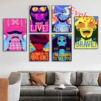 japan anime one piece poster cartoon painting nordic home bedroom decor cuadros modern living room decor canvas wall art prints