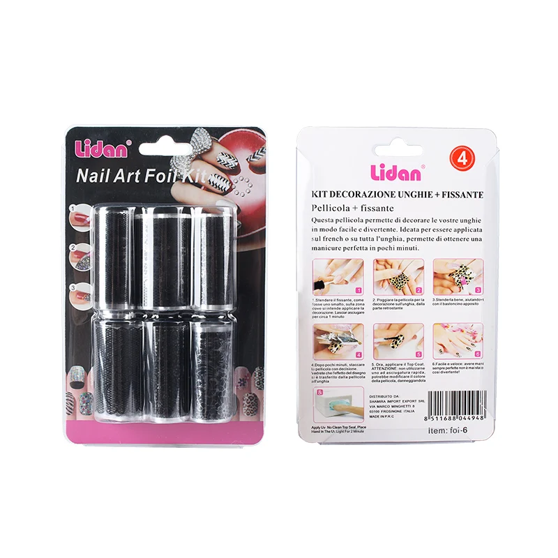 Lidan 18 видов конструкций может выбрать дизайн ногтей Звездный стикер набор