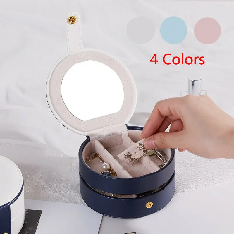 Органайзер для ювелирных изделий Портативный кожаный чехол хранения украшений |