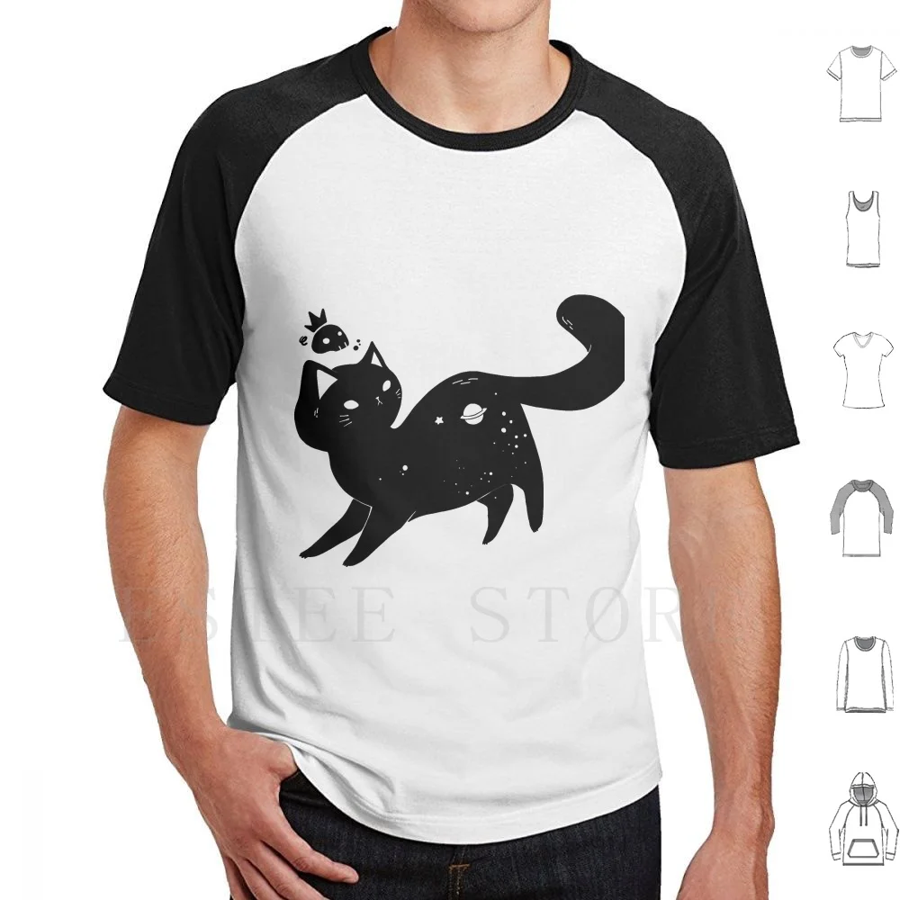 

Kawaii космическая котенок художественная футболка хлопок для мужчин DIY печать Кот Космос Kawaii космическая котенок Космос Кот Kawaii Кот аниме Кот