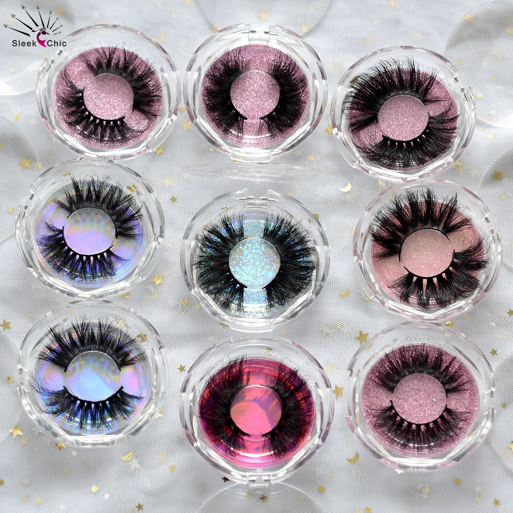 Lashes Mink 25mm Mink Eyelashes Packaging Box Fake Eyelashes Package Wholesale Dramatic False Eyelashes 5D Mink Lashes Vendors