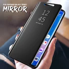 Умный зеркальный чехол для телефона Samsung Galaxy Note10 Pro S10 S9 S8 Plus S10E, чехлы на S7 S6 Edge Plus Note 8 9 10