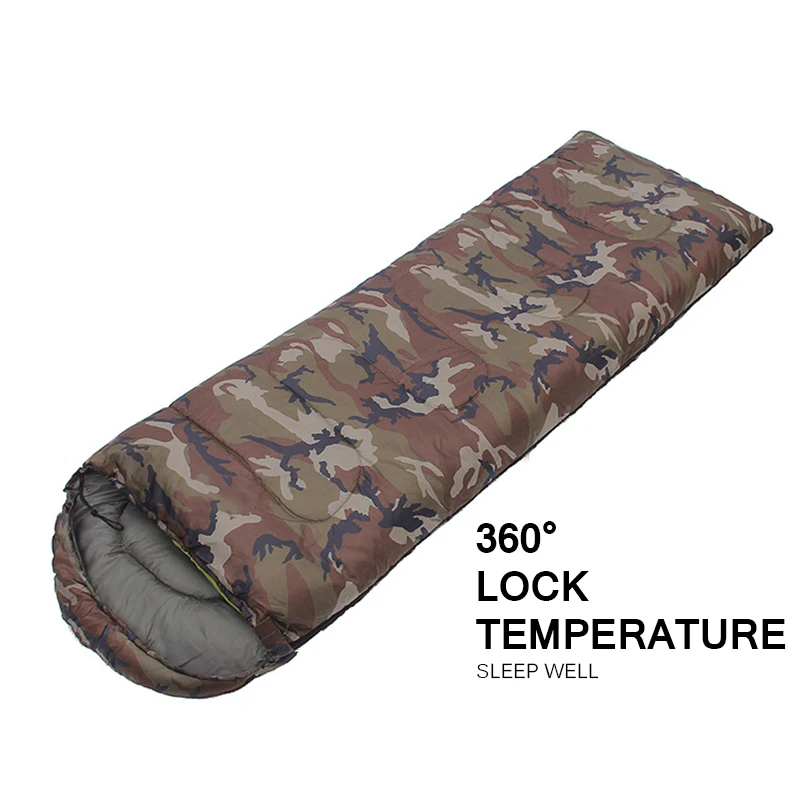 Уличный спальный мешок Сверхлегкий портативный удобный теплый для осени и зимы