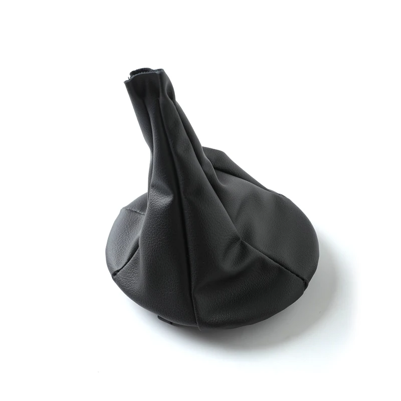 

5 Скорость Черный, серый цвет кожаная рукоятка для рычага переключения передач гетры загрузки крышка воротник чехол для FIAT PANDA 2003-2012 / 500 500C 2007-2013