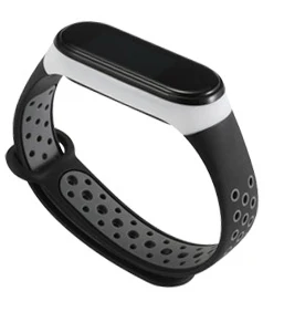 Спортивный дышащий жидкий силиконовый ремешок для Xiaomi mi Smart Band 4 mi band 4 NFC global mi Band 3 Watch