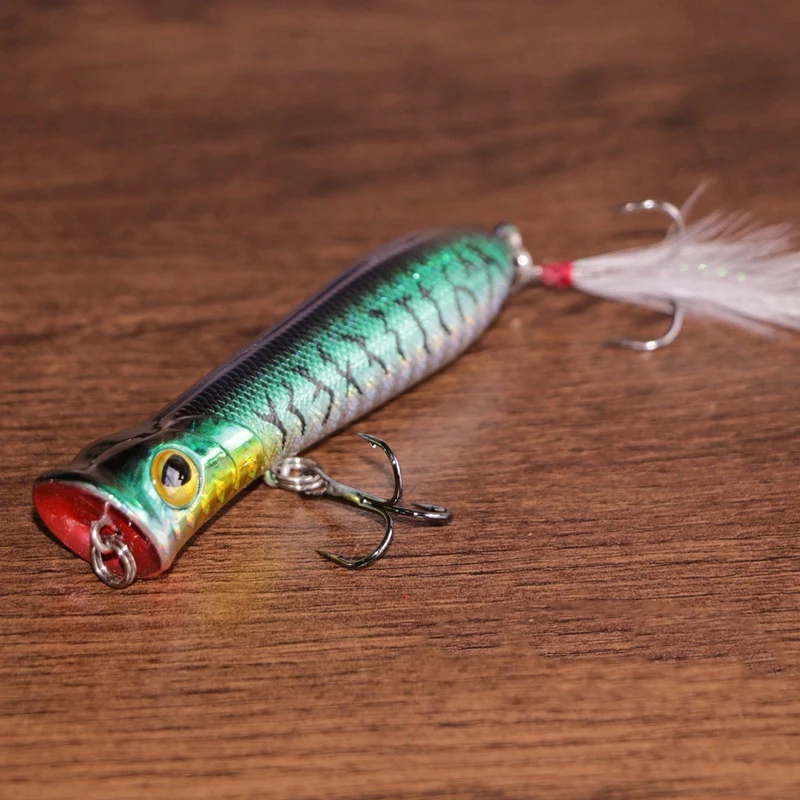 

5Pcs Popper Wobbler Fishing Lure Floating Crankbait Artificial Bait Poper Pesca Carp Pike