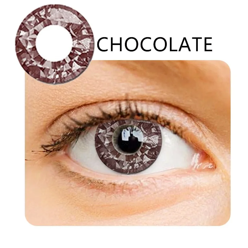 Красивые цветные контактные линзы для учеников Женские вечерние 14 5 мм Милые