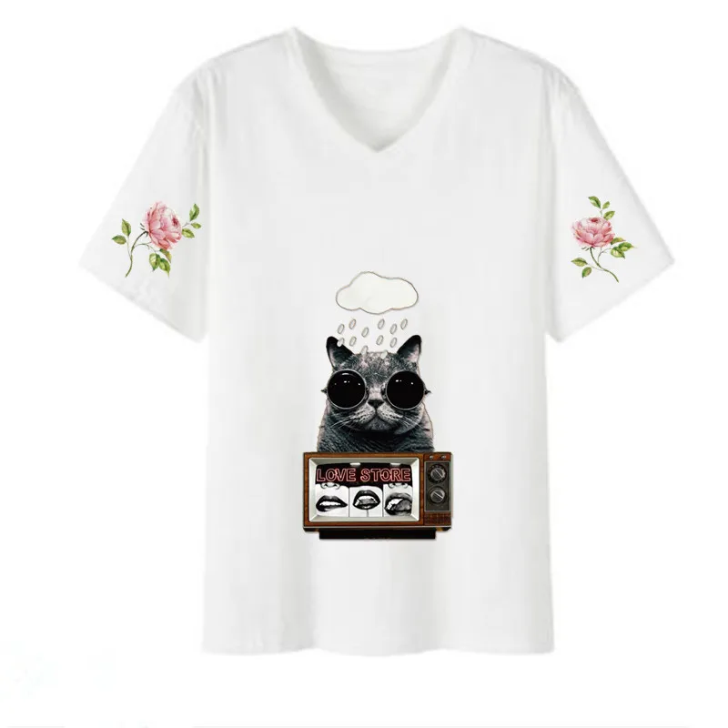 Пластыри для одежды аксессуары чужих вещей железные наклейки кошек губ