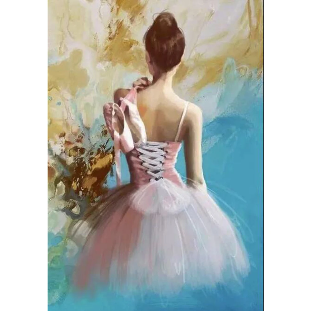 5D DIY Diamond Painting Full Square Girl dancer ballet 3D diamond embroidery sale mosaic Rhinestone wedding Decoration FG1422 | Дом и сад