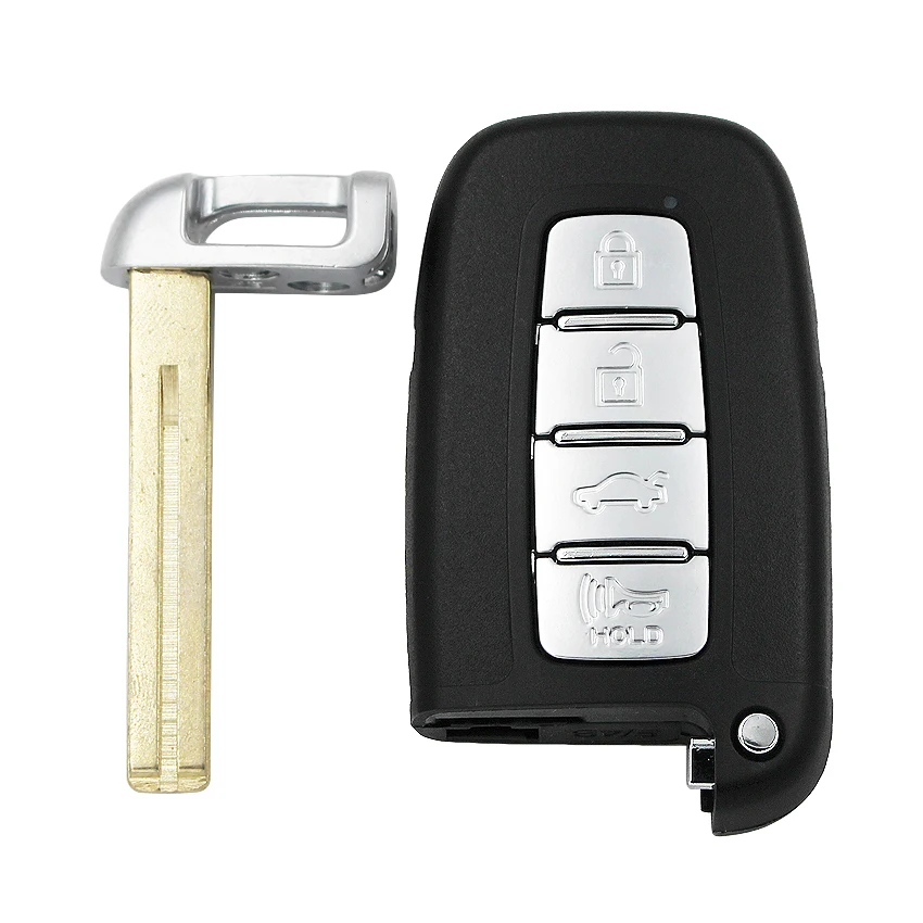 4 кнопки Smart Remote Автомобильный ключ 433 МГц ID46 PCF7952 чип Uncut Blade для Hyundai IX35 IX45 Elantra Sonata