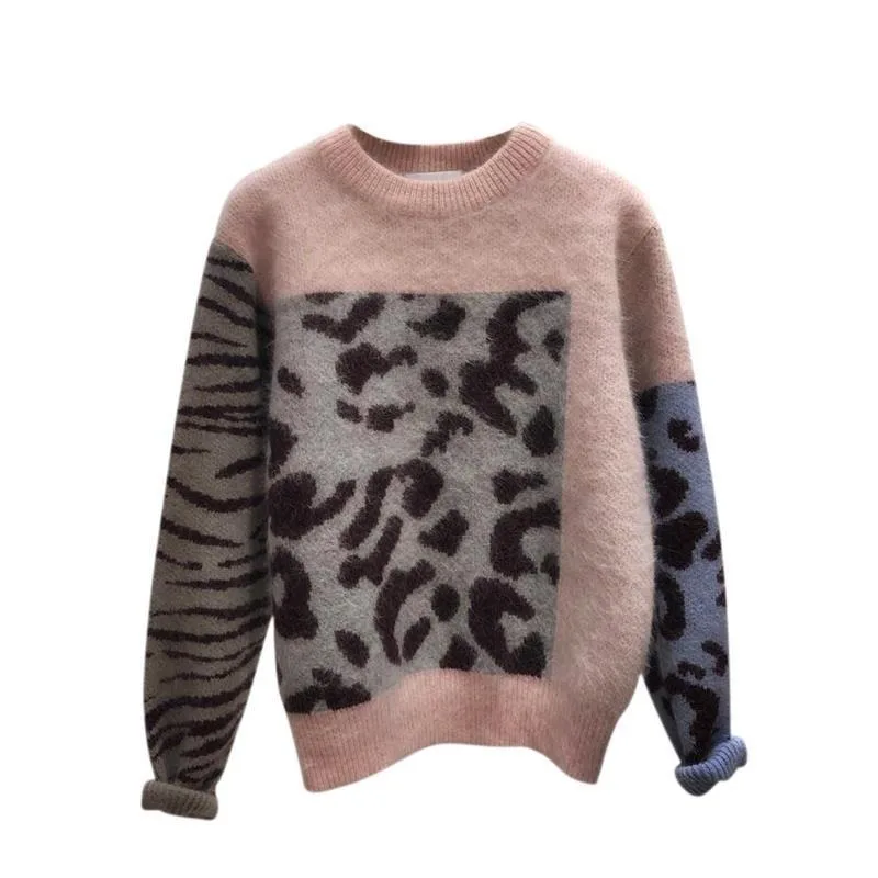 JoinYouth 2020 Autumn Winter Women Sweaters Warm Leopard Vinatge Soft Pullovers Korean Fashion Sweet Sueter Mujer J1049 | Женская одежда