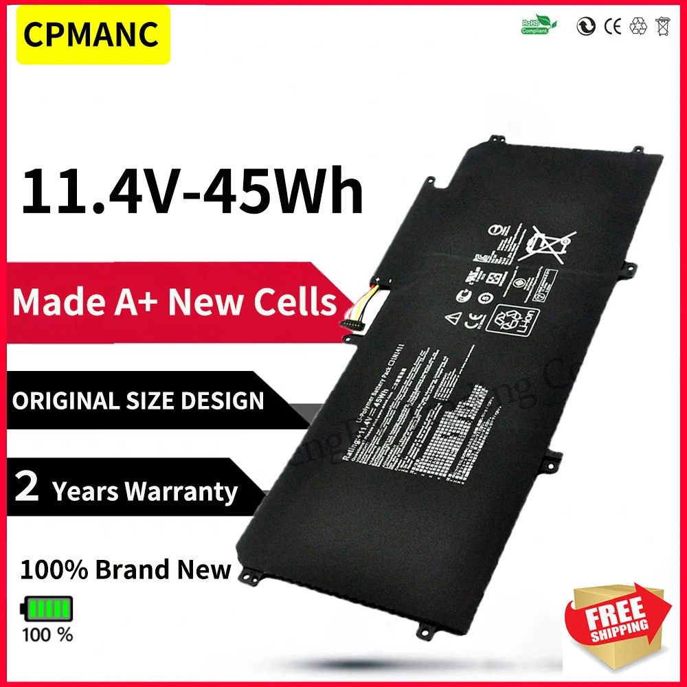 Новый C31N1411 Аккумулятор для ноутбука ASUS Zenbook UX305 UX305F UX305C UX305CA UX305FA U305F U305L U305FA |