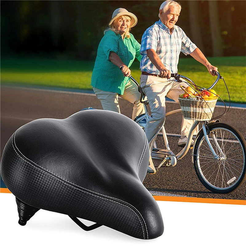 

Shock Absorbing Hollow Bike Saddle MTB Bicycle Seat Breathable Rainproof Cycling Road Mountain Accessory