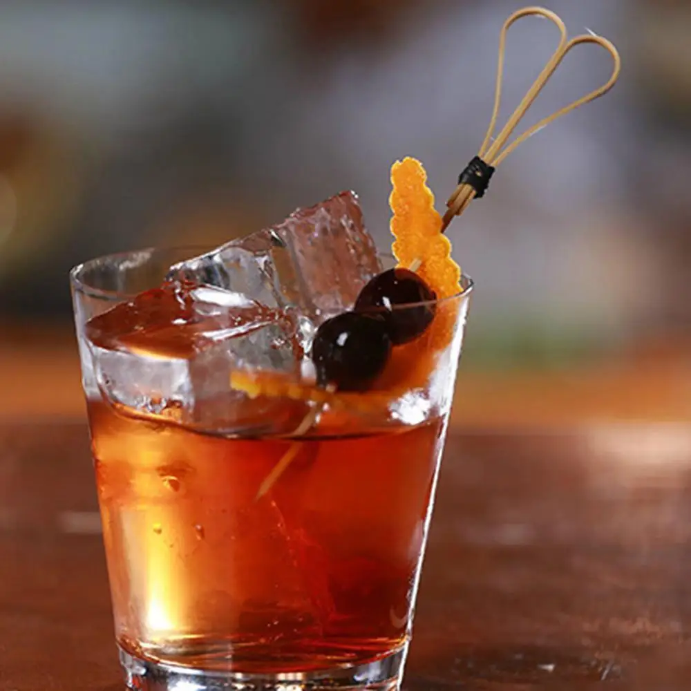 50 шт. Еда Коктейльные шпажки витой Одноразовые Бамбуковые Шпажки фрукты десерты Еда шпажка для сэндвичей палка 10/12/15 см Аксессуары для коктейлей