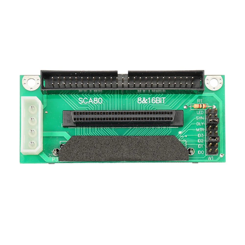Плата части адаптер для жесткого диска 80 до 68 50 Замена штырей легко установить SCSI