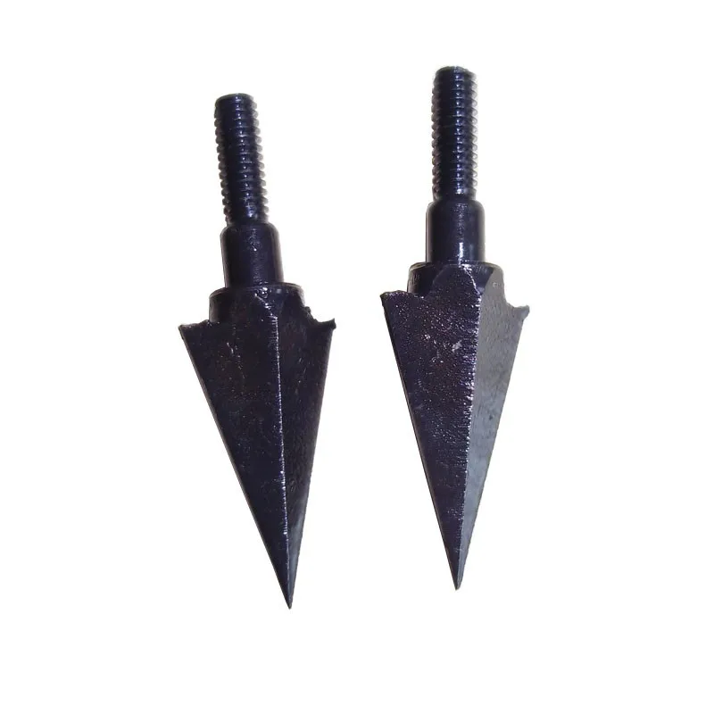 3 шт. 100 зернистые черные традиционные трехсторонние наконечники стрел для