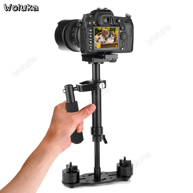 Портативный Vlog Стабилизатор камеры анти-встряхивание мобильный Steadicam карданный DSLR держатель камеры 5D3 портативный стабилизатор CD50 T10