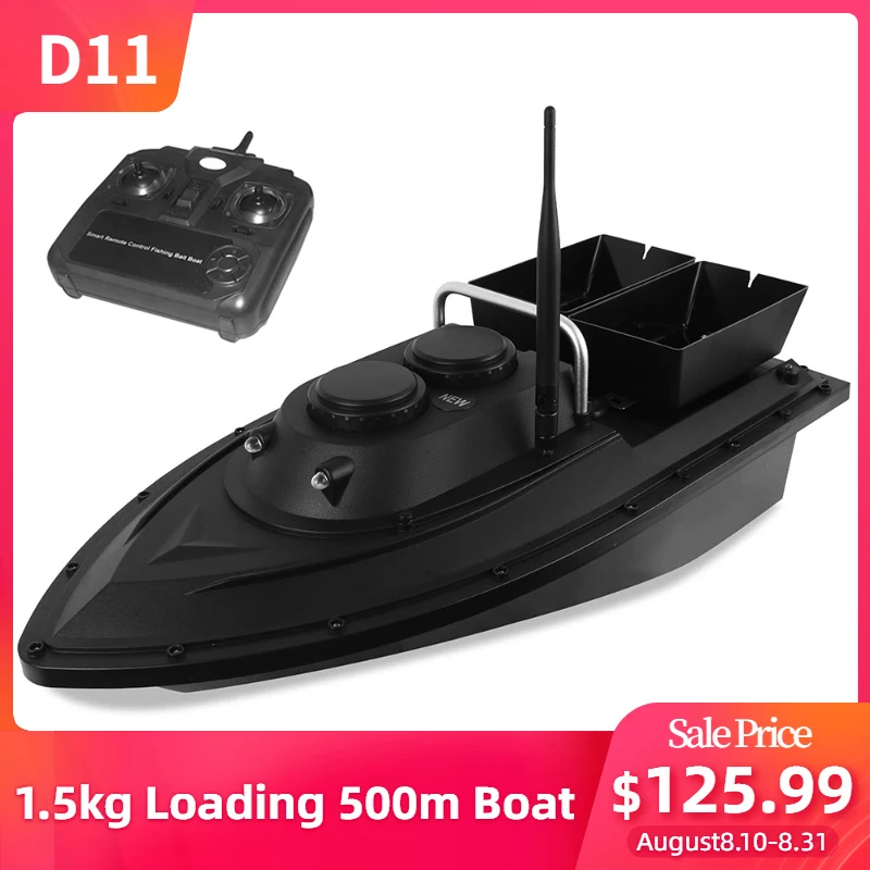 D11 RC лодка Рыболокаторы для доставки прикорма и оснастки 1 5 кг нагрузки 500