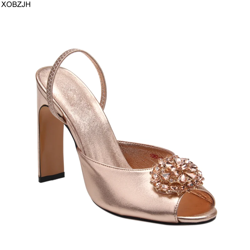 Сандалии женские на высоком каблуке роскошные босоножки дизайнерские брендовые