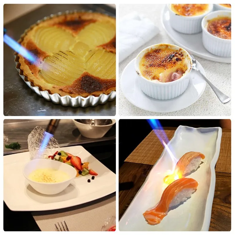 Открытый Кемпинг барбекю пламя газовая горелка огнемет бутан зажигалка