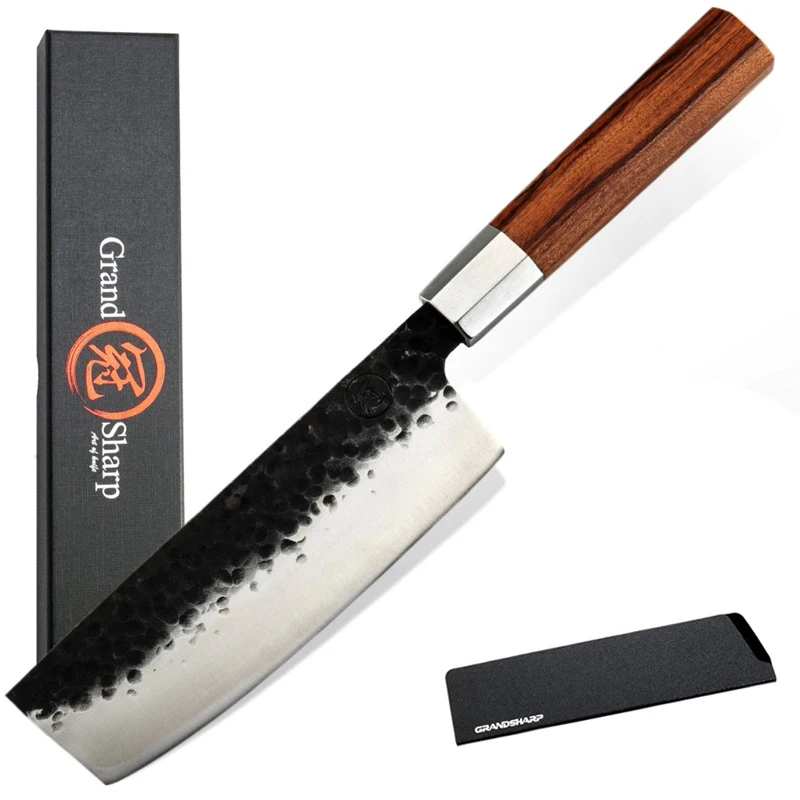 Овощной нож 6 7 ''японские ножи накири шеф повара из высокоуглеродистой стали