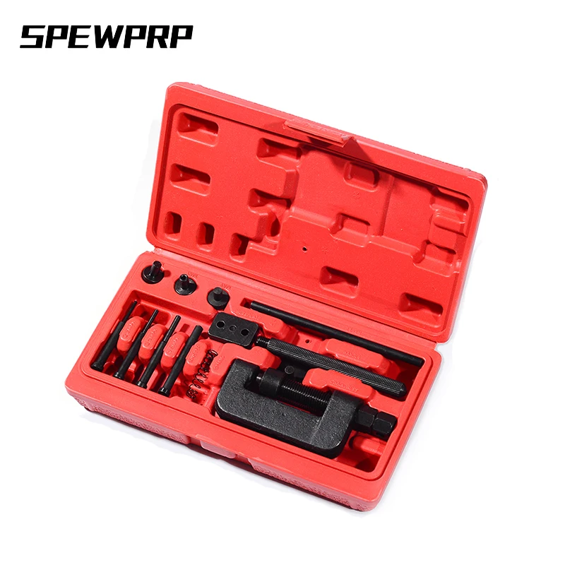 SPEWPRP 13 шт./компл. универсальный инструмент для разборки цепи мотоцикла Клепальный
