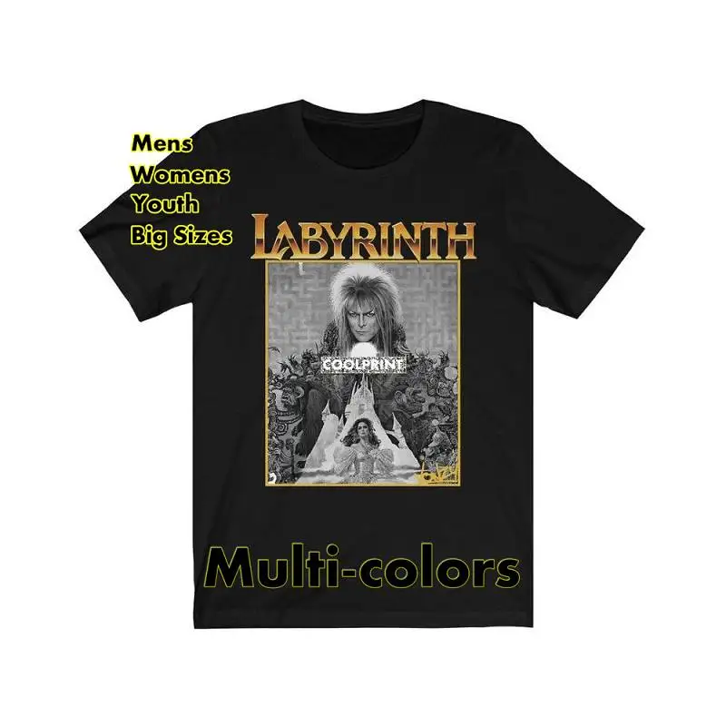 

Футболка мужская оверсайз с изображением лабиринтного фильма в стиле ретро