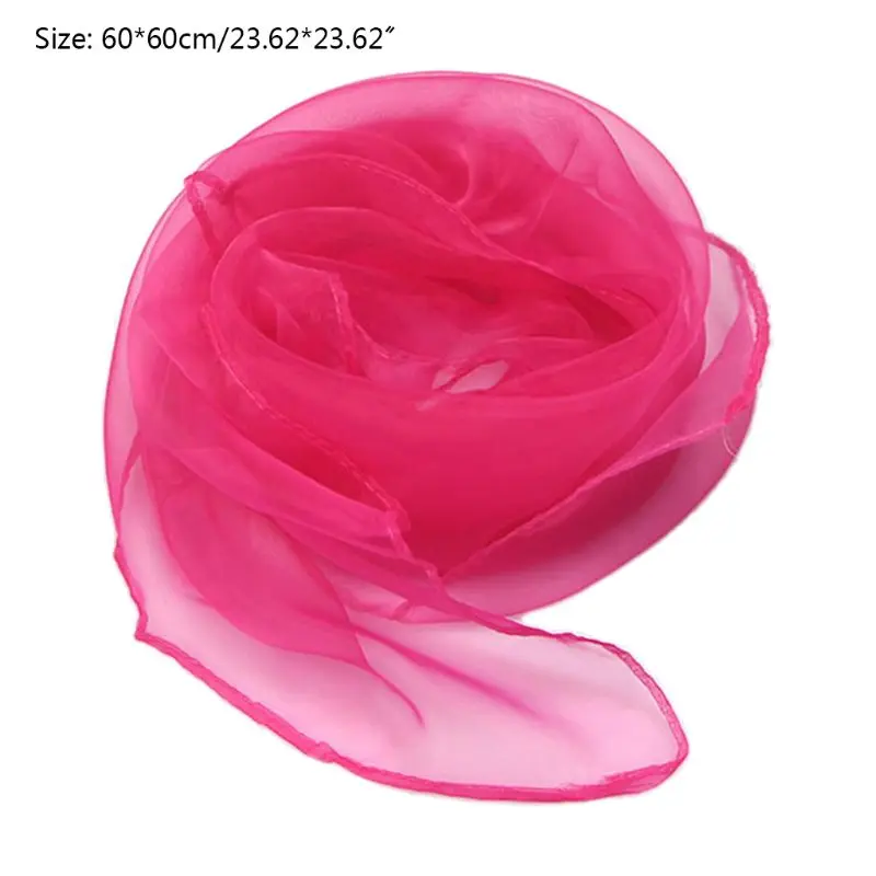 N80C 10 Pcs Kids Performance Dance Scarves Children Kindergarten Bright Candy Color Scarf Juggling Movement Props |