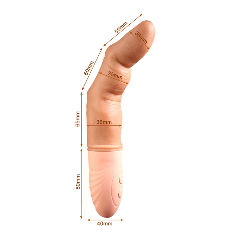Soft Big Finger dildo Realistic Silicone Dildo vibrator For Women Smart Heating Magic Lady Masturbation Sex Shop usb |